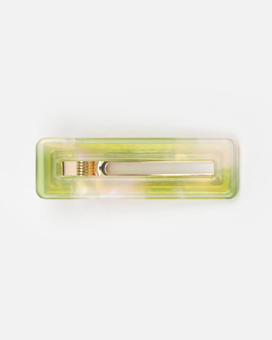 Barrette RECTANGLE - Pomme -