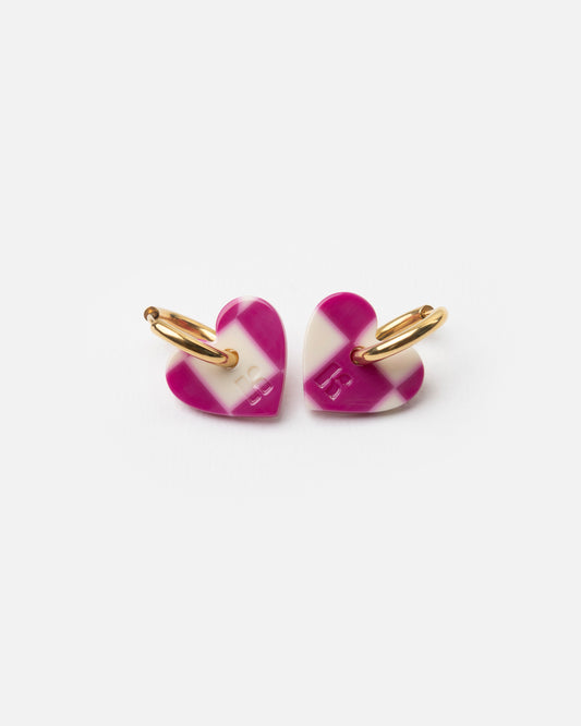 Boucles d'oreilles LOVA LOVA - Carreaux -