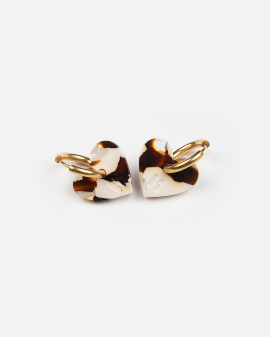 Boucles d'oreilles LOVA LOVA - Latte -