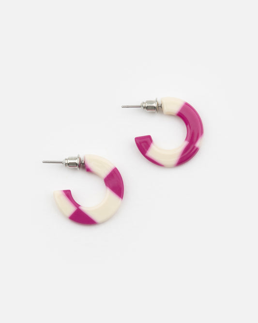 Boucles d'oreilles OSAKA - Carreaux -