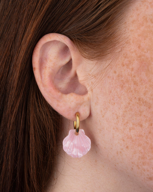 Boucles d'oreilles BABY MERMAID - Rose -