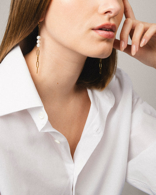 Boucles d'oreilles CHAîNE