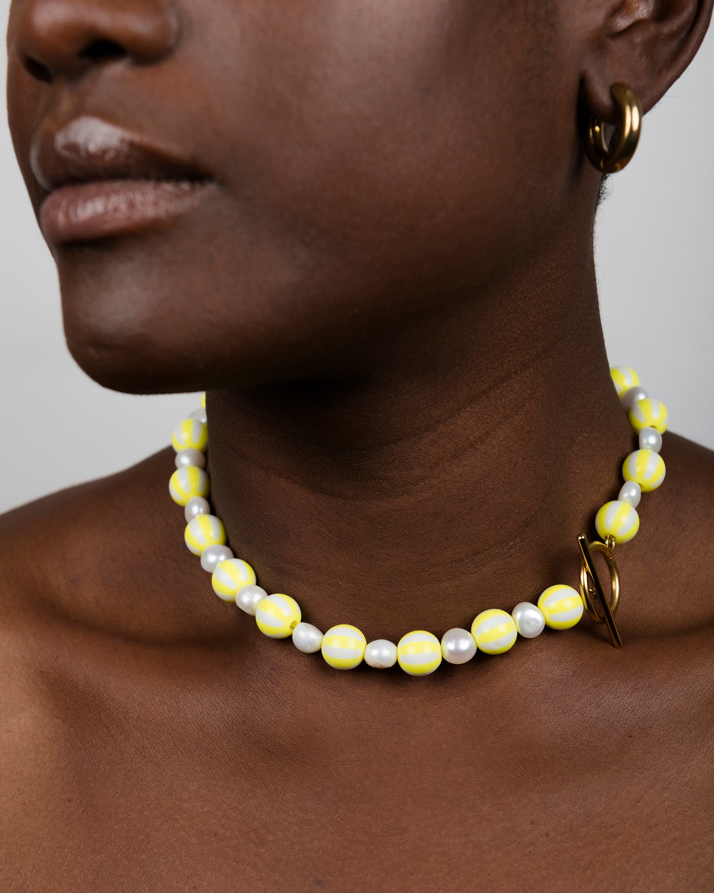 COLLIER - DOLCE VITA - JAUNE