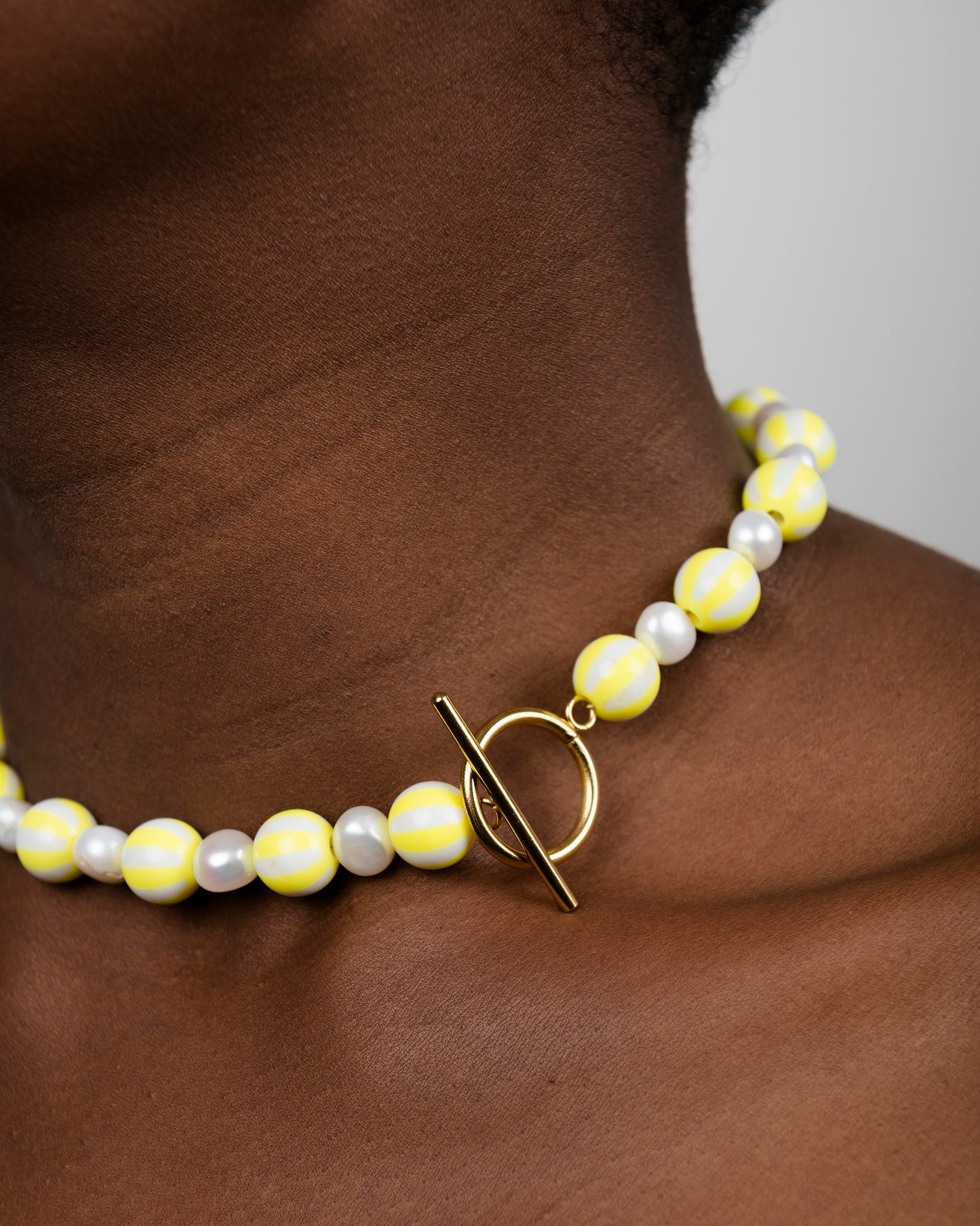 COLLIER - DOLCE VITA - JAUNE