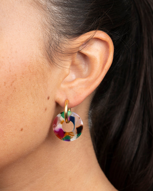 Boucles d'oreilles DONUTS - Confettis -