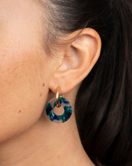 Boucles d'oreilles DONUTS - Verde -