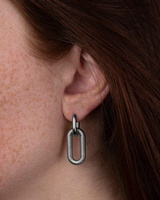 Boucles d'oreilles LUEUR - Argenté -