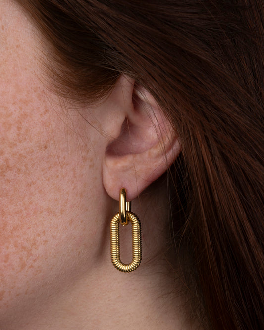 Boucles d'oreilles LUEUR - Doré -