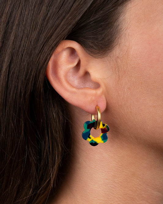 Boucles d'oreilles BABY FLEURETTE - Camo -