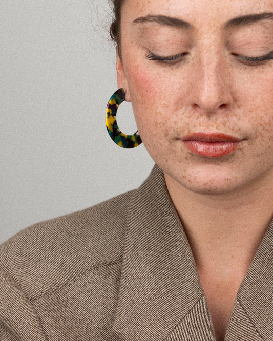 Boucles d'oreilles GINZA - Camo -