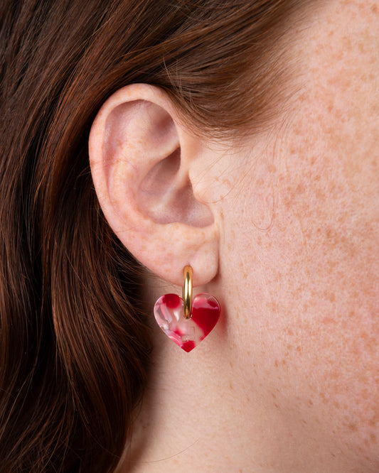 Boucles d'oreilles LOVA LOVA - Rouge -