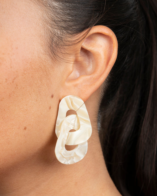 Boucles d'oreilles MAILLON - Nude -