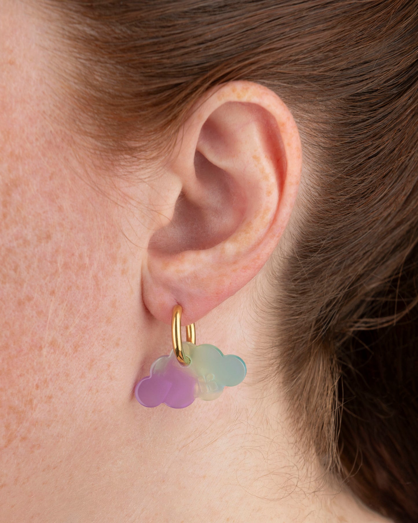Boucles d'oreilles NUAGE - Sirène -
