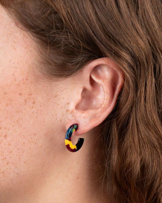 Boucles d'oreilles OSAKA - Camo -