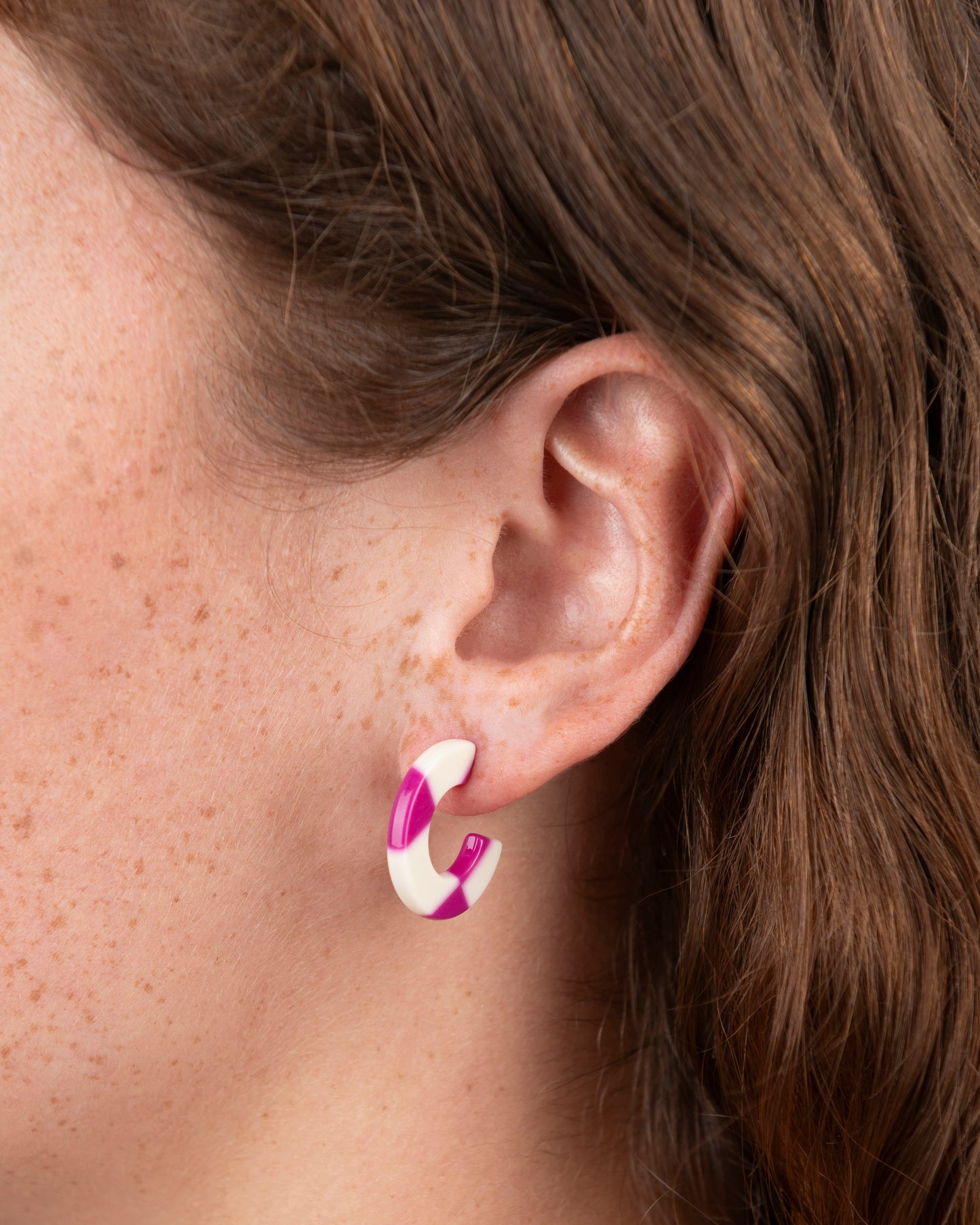 Boucles d'oreilles OSAKA - Carreaux -