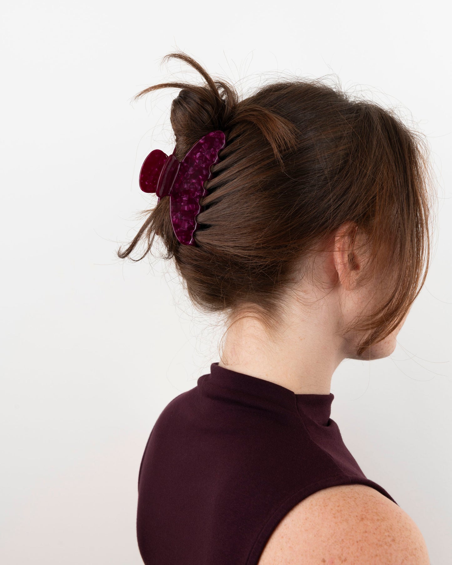 Pince à cheveux - Cerise -