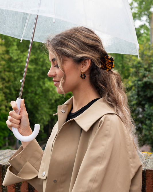 Pince à cheveux FLEURETTE - Écaille -