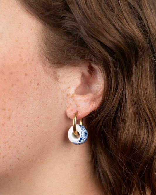 Boucles d'oreilles PORCELAINE