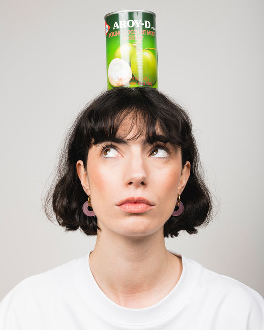 Boucles d'oreilles DONUTS - Rose pâle -