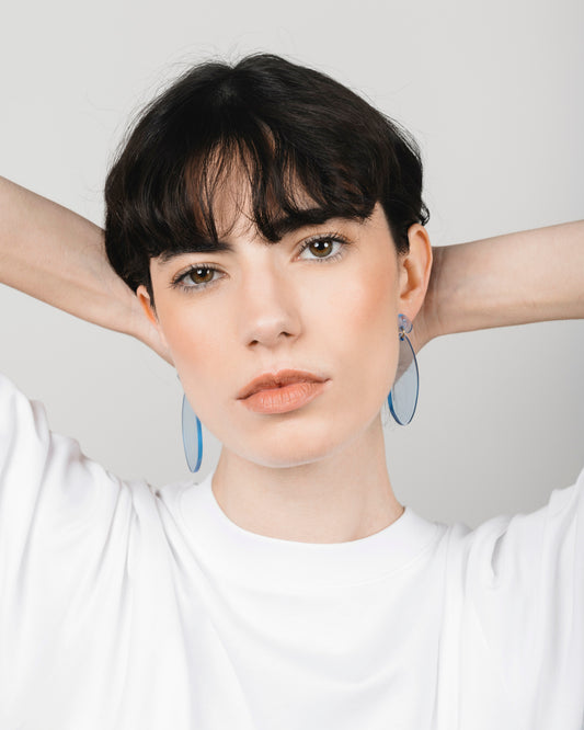 Boucles d'oreilles OVÉ - Bleu -