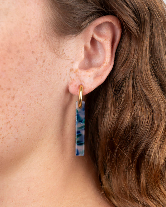 Boucles d'oreilles TSUKIJI - Verde -