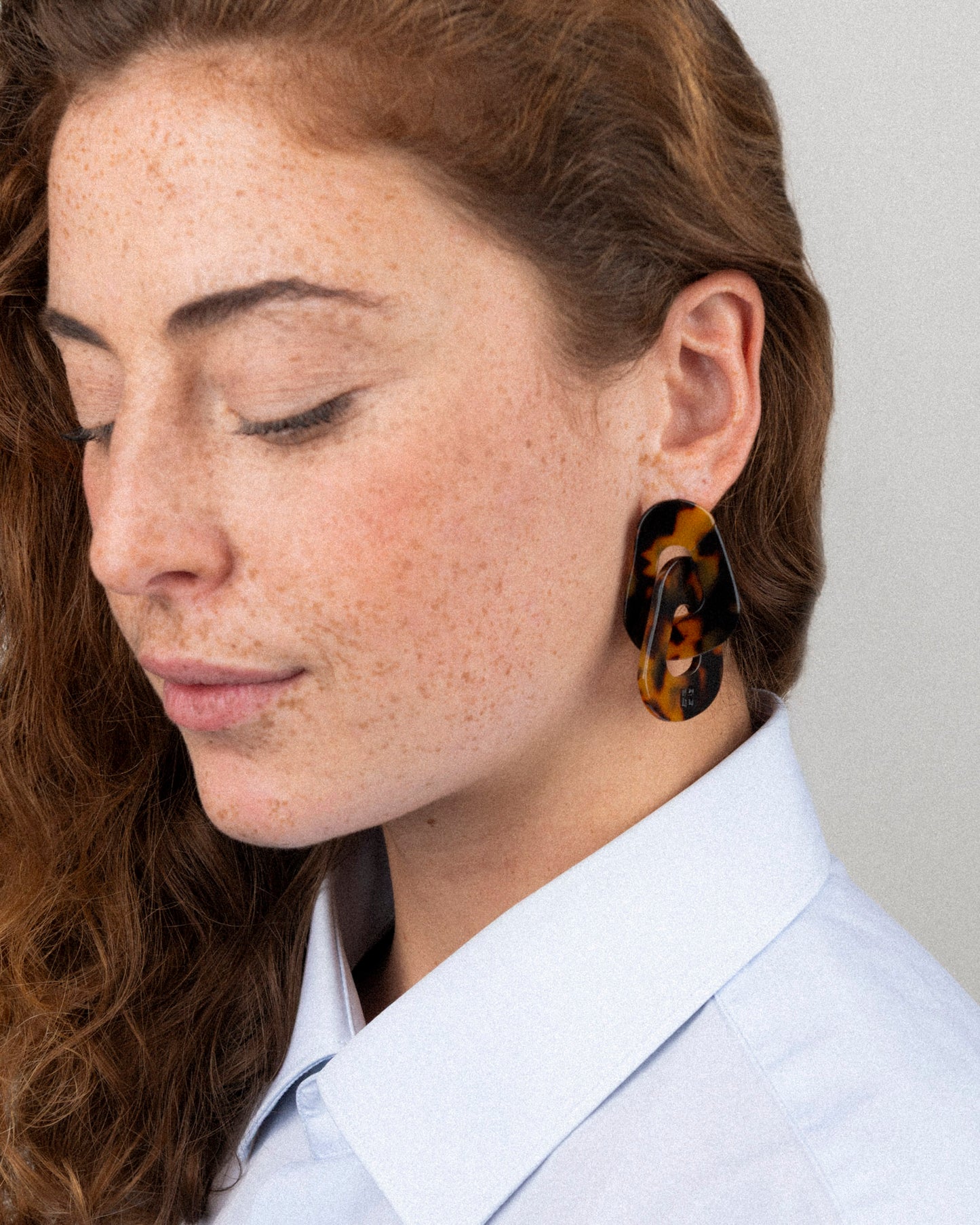 Boucles d'oreilles MAILLON - Écaille -