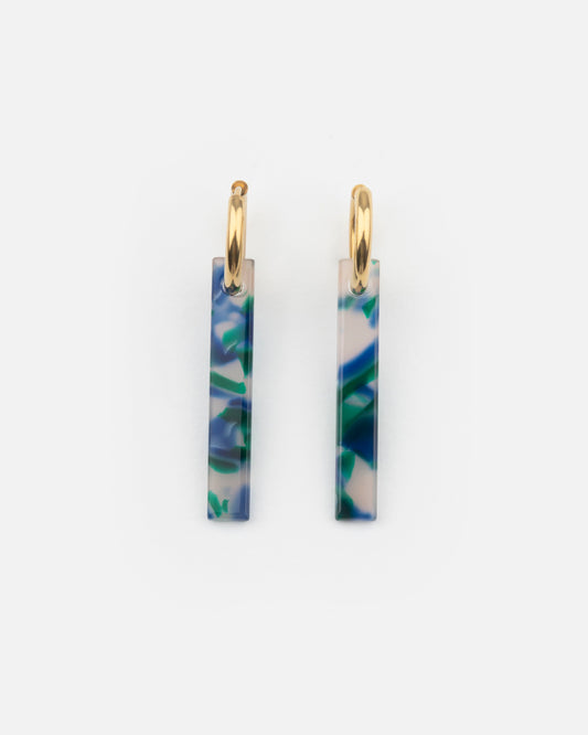 Boucles d'oreilles TSUKIJI - Verde -